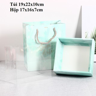 [Hộp đựng quà] Set túi hộp giấy đựng quà sang trọng
