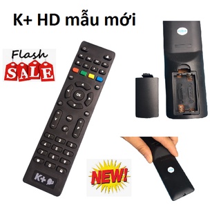 Điều khiển đầu thu K+ HD đời mới, hàng loại 1, Tặng kèm pin