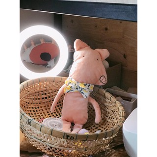 Chú Heo Màu Hồng Dễ Thương, Heo Giảm Cân - Gấu Bông Đình May, 33cm