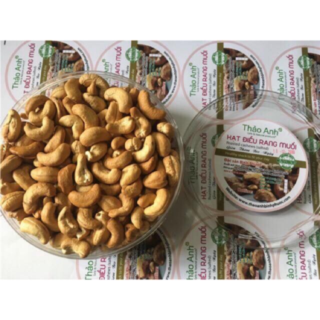 Hạt điều rang muối sạch vỏ lụa 500gr