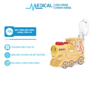 Máy xông mũi họng B.Well Swiss PRO-115 phù hợp với người lớn và trẻ em, bảo hành 3 năm - MEDICAL