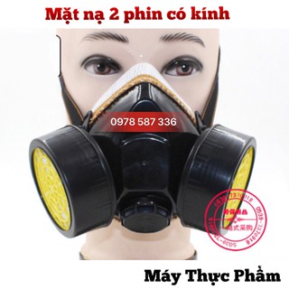 (Hàng siêu khủng) Mặt nạ phòng khí độc có kính chống hóa chất