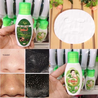 ✅<LỘT SẠCH MỤN>Combo mặt nạ giấy+gel lột mụn ESICO 60g