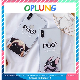 Ốp lưng iphone Họa tiết cún Pug đáng yêu ip 6 6plus 6s 6s plus 7 7plus 8 8plus x xs xs max 11 11 pro 11 promax (t61)