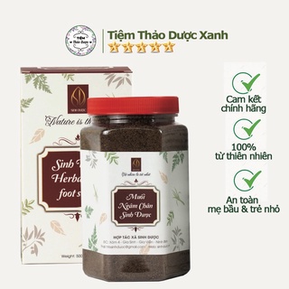 Muối thảo dược ngâm chân Tiệm Thảo Dược Xanh muối ngân chân sinh dược giúp ngủ ngon và giảm đau nhức xương