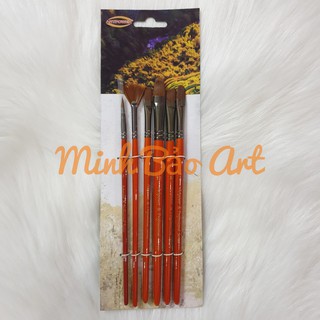 BỘ CỌ VẼ 6 CÂY ARTPOWER (ĐẦU CỌ ĐỦ DÁNG)