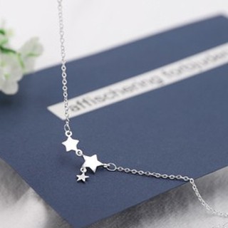 Lắc chân nữ ngôi sao rơi thanh mảnh xi bạc 925 đơn giản dễ thương - namimi