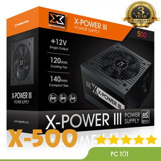 Nguồn máy tính XIGMATEK X-POWER III X-500 (EN45976) 450W- Phiên bản mới 2020