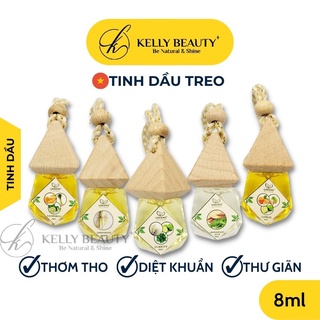 Tinh Dầu Treo Ô Tô, Tủ GREENS - Thơm Tho, Khử Mùi, Kháng Khuẩn, Đuổi Côn Trùng, Thư Giãn | Kelly Beauty