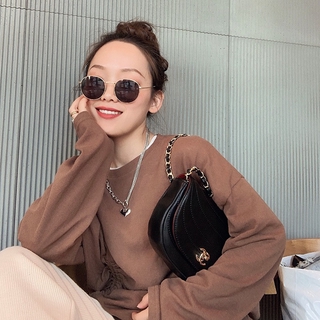 Vòng cổ họa tiết xích mảnh kết hợp tim nguyên khối VC58