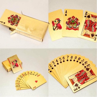 Bộ bài, tú lơ khơ hàng cao cấp mạ nhũ vàng ánh kim