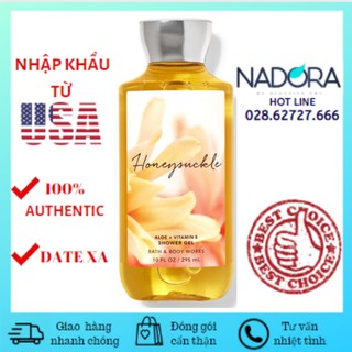 Sữa Tắm Toàn Thân Bath And Body Works - Wild Honeysuckle Shower Gel (295ml)