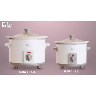[Mẫu mới] Nồi nấu chậm 1,5L - 2L - 2,5L Fatz Baby FB9015MH / FB9020MH / FB9025MH