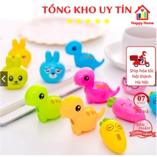 Gọt bút chì hình khủng long carot thỏ bắp ngô dễ thương, chuốt bút chì Happy Home