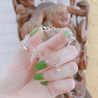 LẮC TAY BẠC KÈM BI CHO BÉ YÊU - VÒNG TAY BẠC TRẺ CON