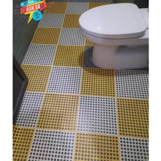 Thảm Nhựa Ghép Chống Trơn Kháng Khuẩn [ XẢ KHO] Chống Trơn Nhà Tắm ,Nhà Vệ Sinh Kích Thước 30cm x 30cm