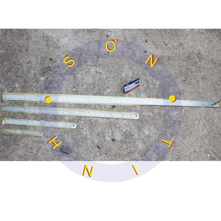 Thước đo lá  Tolsen 15 cm 30cm 60cm 35024 35026 35028 hợp kim thép cao cấp THƯỚC KẺ, THƯỚC SẮT
