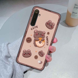 Ốp Realme 6 / 6 Pro bear brick, gấu đáng yêu, dễ thương