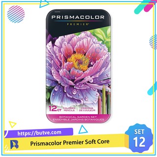 Hộp 12 bút chì màu vẽ thực vật Prismacolor Premier Botanical Garden Colored Pencil