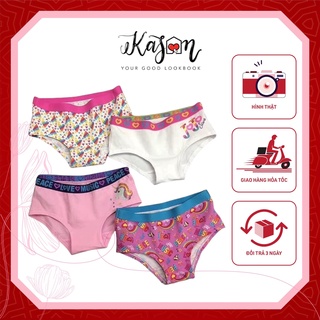 Set 4 Quần Lót Bé Gái Họa Tiết Jojo Smile