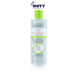 Nước Tẩy Trang Dành Cho Da Hỗn Hợp, Nhờn Evoluderm Micellar Cleansing Water (500ml)