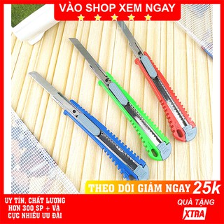Dao rọc giấy loại vừa 9mm cực tốt , an toàn và chất lượng cao HJ-18