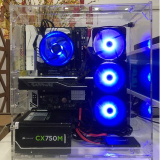 Thùng máy tính chơi game h61-i3 2120-ram4g-gtx 950 2g ssd 120
