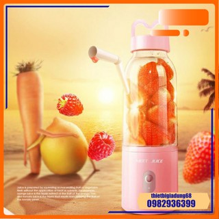 Máy Xay Sinh Tố Cầm Tay Meet Juice – Máy Xay Sinh Tố Mini Đa Năng – Xay Rau Củ Quả Trái Cây