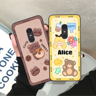 Ốp lưng Xiaomi REDMI NOTE 4 / NOTE 4X / REDMI 5 PLUS in hình Gấu nâu - hồng, Gấu Be@rick  cực CUTE, DỄ THƯƠNG