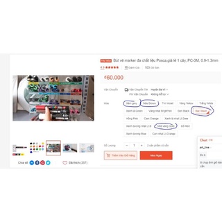 gói combo bút và đất sét
