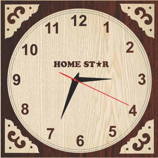 [ Siêu Rẻ] Đồng Hồ Treo Tường Trang Trí Nội Thất Homestar