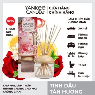 Tinh dầu tán hương Yankee Candle - Fresh Cut Roses (120ml)