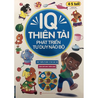 Sách-IQ Thiên Tài Phát Triển Tư Duy Não Bộ (4-5 tuổi)