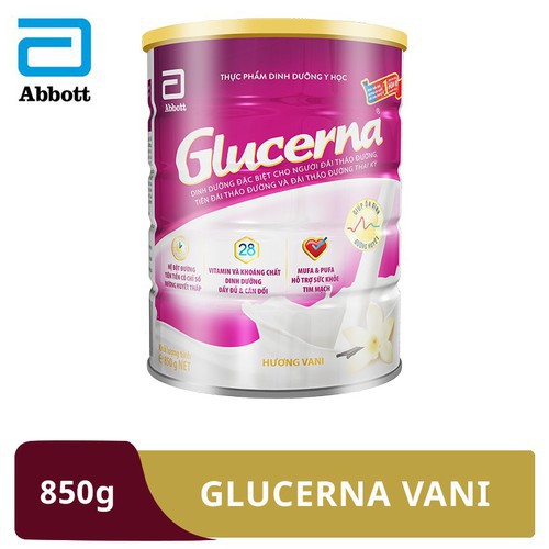 Sữa Bột Abbott Glucerna 850g MẪU MỚI DATE MỚI