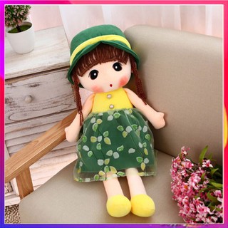 Búp bê bằng bông váy hoa đẹp cho bé gái 42cm - 45cm