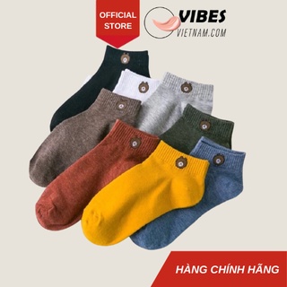 Tất Gấu Phong Cách Vintage Hàn Quốc Chất Len Đẹp Nhiều Màu vibesvietnam