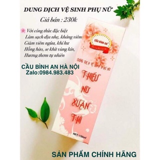 Dung dịch Vệ sinh phụ nữ Thiếu nữ Xuân Thì Cầu Bình An