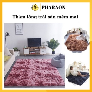 Thảm Lông Loang Trải Sàn Lông Dày Hàng Đẹp Mặt Sau Chồng Trơn Trượt-Dung