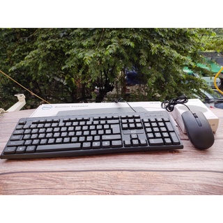 Bộ bàn phím chuột Dell KB218 + MS116 - Chính hãng bảo hành 1 năm - Khuyến Mãi Tặng 1 lót chuột