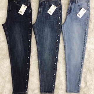 jeans baggy dài mắc cá  chân