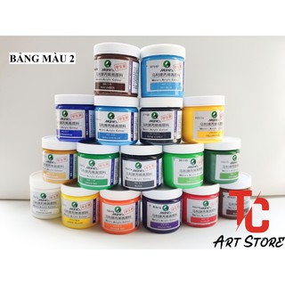 Màu Vẽ Acrylic Maries 100ml - Full Bảng Màu - BẢNG MÀU 2