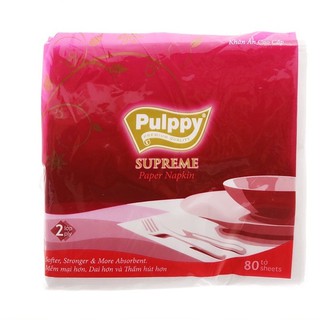 Giấy Thếp Pulppy Đỏ 80 Tờ