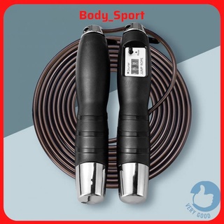 Dây nhảy thể dục tự động đếm số cao cấp 2,7m dụng cụ tập giúp săn chắc chân tay tăng cường sức khỏe Bodysport