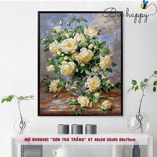 Tranh Sơn Dầu Số Hóa Bạch Sơn Trà BEE HAPPY Tranh Tự Tô Màu Mã Tranh BH0049C