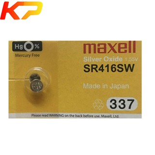 pin đồng hồ sr416sw sr416 337 maxell chính hãng.