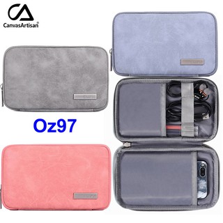 Túi đựng phụ kiện CanvasAtisan Oz97 chất liệu PU đựng sạc dự phòng, điện thoại, chuột, cáp, tai nghe