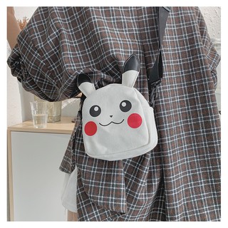 Túi đeo chéo vải cat có tai 7*15*17cm