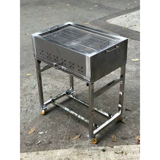 BẾP NƯỚNG THAN INOX NGOÀI TRỜI
