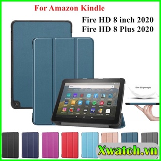 Bao da từ tính Kindle Fire HD 8 2020 / HD 8 Plus 2020 8inch hỗ trợ smart cover tự động tắt mở màn hình