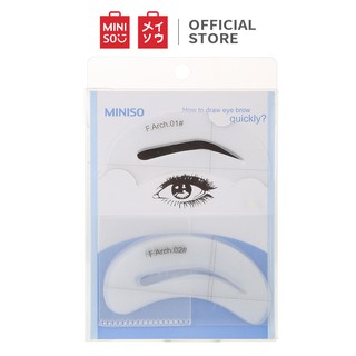 (6 miếng) Khung kẻ lông mày Miniso
